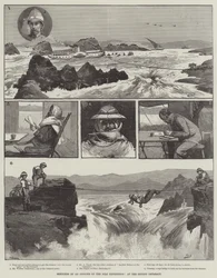 Schizzi di un ufficiale della spedizione del Nilo, alla Seconda Cataratta